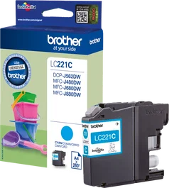 Brother LC221C Cartucho de Tinta Cian
