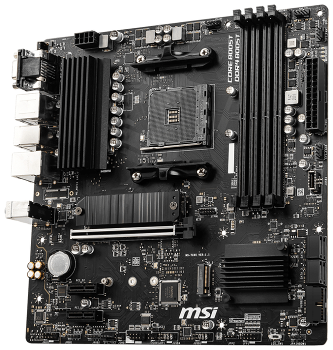 MSI B550M PRO-VDH Micro ATX AMD B550 Zócalo AM4 MSI B550M PRO-VDH Micro ATX AMD B550 Zócalo AM4