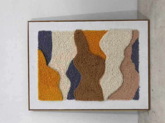 DKD Home Decor Cuadro Abstracto Enmarcado 60x3,5x80 cm