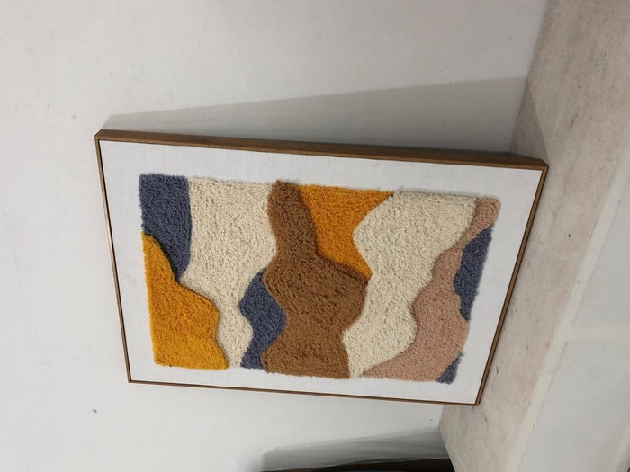 DKD Home Decor Cuadro Abstracto Enmarcado 60x3,5x80 cm
