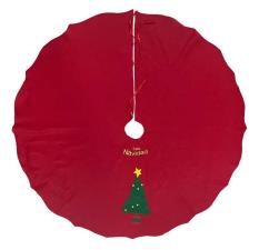 DKD Home Decor Base para árbol de Navidad de Poliéster 80x80x2 cm (Surtido de 2 unidades)