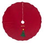 DKD Home Decor Base para árbol de Navidad de Poliéster 80x80x2 cm (Surtido de 2 unidades)