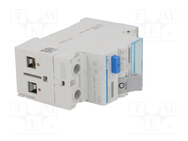 HAGER Interruptor diferencial 40A 30mA 1+N