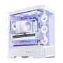 Jonsbo D400 Caja de PC Midi Tower ATX con Vidrio Templado - Blanco