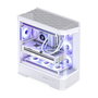 Jonsbo D400 Caja de PC Midi Tower ATX con Vidrio Templado - Blanco