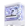 Jonsbo D400 Caja de PC Midi Tower ATX con Vidrio Templado - Blanco