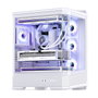 Jonsbo D400 Caja de PC Midi Tower ATX con Vidrio Templado - Blanco