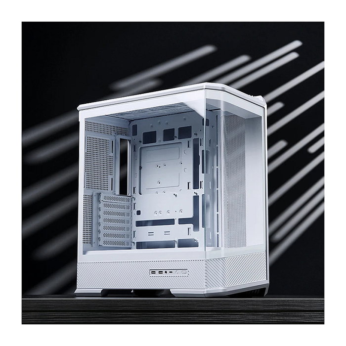 Jonsbo D400 Caja de PC Midi Tower ATX con Vidrio Templado - Blanco
