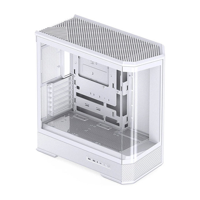 Jonsbo D400 Caja de PC Midi Tower ATX con Vidrio Templado - Blanco
