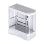 Jonsbo D400 Caja de PC Midi Tower ATX con Vidrio Templado - Blanco