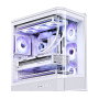 Jonsbo D400 Caja de PC Midi Tower ATX con Vidrio Templado - Blanco