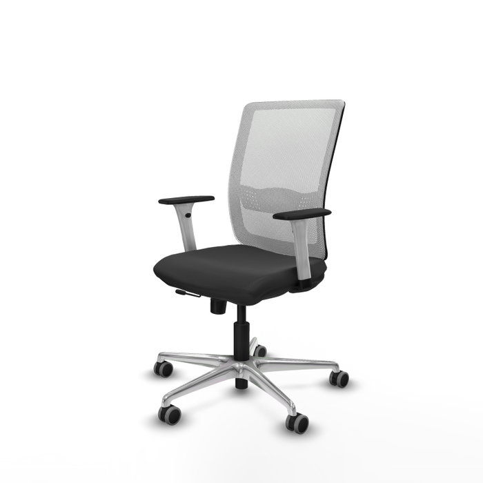 PIQUERAS Y CRESPO Silla de oficina Haches Gris oscuro/Blanco PIQUERAS Y CRESPO Silla de oficina Haches Gris oscuro/Blanco