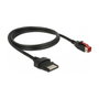 Delock 85477 Cable PoweredUSB 24 V a 8 Pines 1 m Negro para Impresoras POS y Terminales