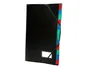 Liderpapel Carpeta Clasificadora Polipropileno Negro 12 Departamentos Portafirmas DIN A4