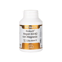 EQUISALUD Holovit Vegan D3+K2 con magnesio 180cap.