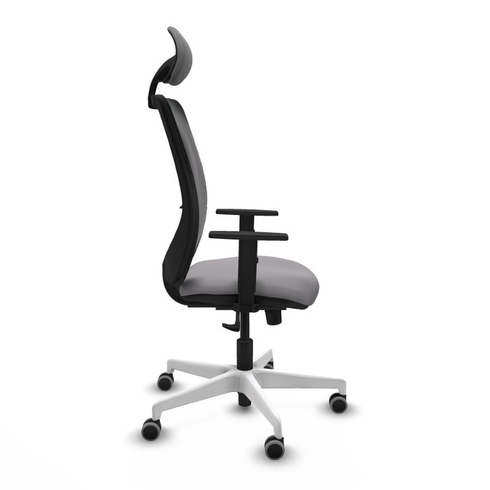 PIQUERAS Y CRESPO Silla de oficina Zulema Gris con Mecanismo Sincro