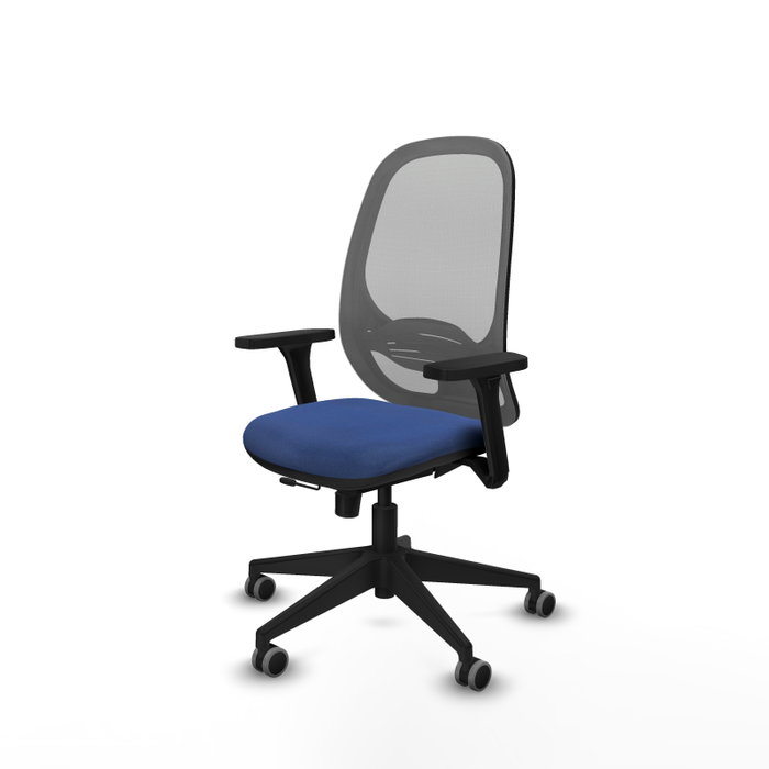 PIQUERAS Y CRESPO Silla de oficina Cilanco con mecanismo Sincro/Traslack, Azul marino y Gris PIQUERAS Y CRESPO Silla de oficina Cilanco con mecanismo Sincro/Traslack, Azul marino y Gris