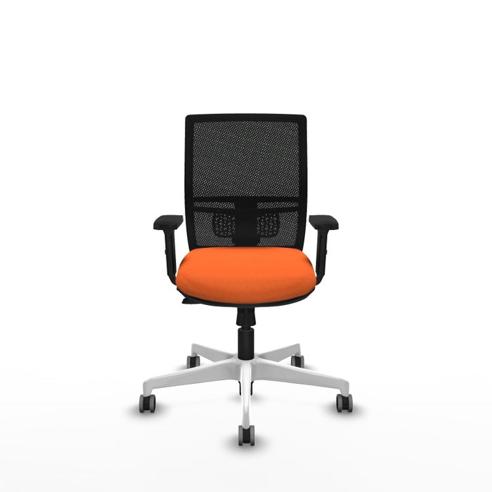 PIQUERAS Y CRESPO Silla de oficina Yunquera Naranja y Negro