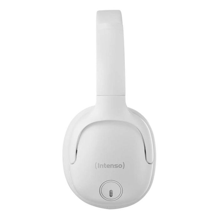 Intenso Auriculares Over-Ear O400HA Blanco con Cancelación Activa de Ruido (ANC), 75h Autonomía, Bluetooth 5.3, Plegables