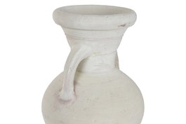 DKD Home Decor Ánfora de Terracota Artesanal con 2 Asas