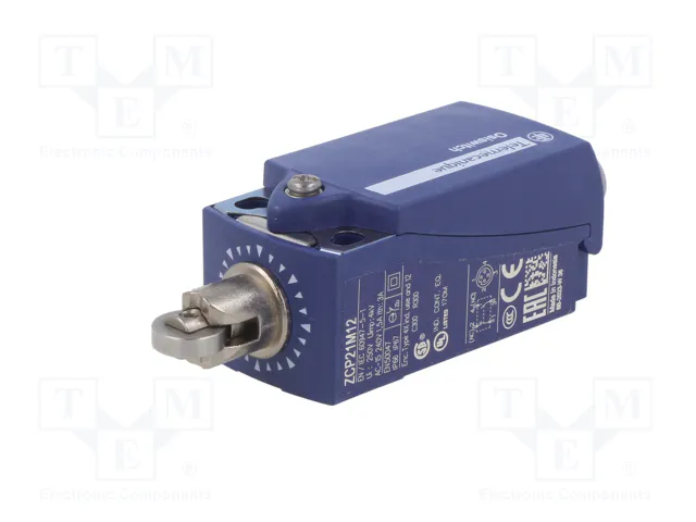 TELEMECANIQUE SENSORS Interruptor de fin de carrera XCKP2102M12 con roldana metálica