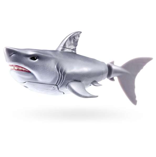 JugaToys Figura Tiburón Robo Alive, Nada en Diferentes Direcciones, 7x9x9 cm, Juguete con Pilas Incluidas para Niños 3+