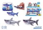 JugaToys Figura Tiburón Robo Alive, Nada en Diferentes Direcciones, 7x9x9 cm, Juguete con Pilas Incluidas para Niños 3+
