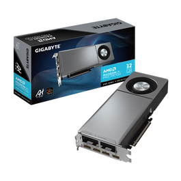 Gigabyte Radeon AI PRO R9700 TOP 32G Tarjeta Gráfica - 32GB GDDR6 256-bit PCIe 5.0 Turbo Fan 3xDP 1xHDMI Modelo GV-R9700AI TOP-32GD