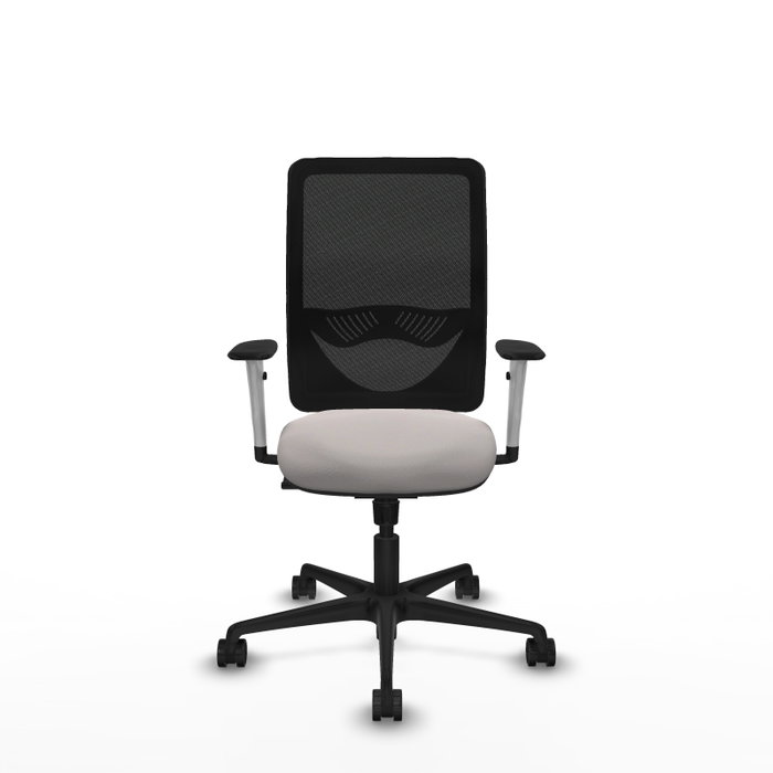 PIQUERAS Y CRESPO Silla de oficina Zulema con mecanismo Sincro Blanco y Negro PIQUERAS Y CRESPO Silla de oficina Zulema con mecanismo Sincro Blanco y Negro