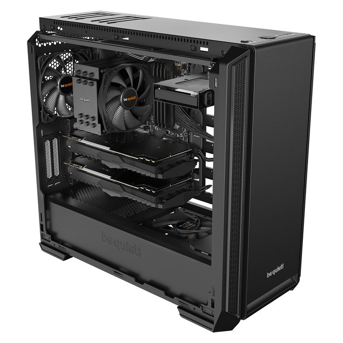 Be Quiet! SILENT BASE 601 Midi Tower Negro compatible con ATX, EATX, micro ATX, Mini-ITX.
