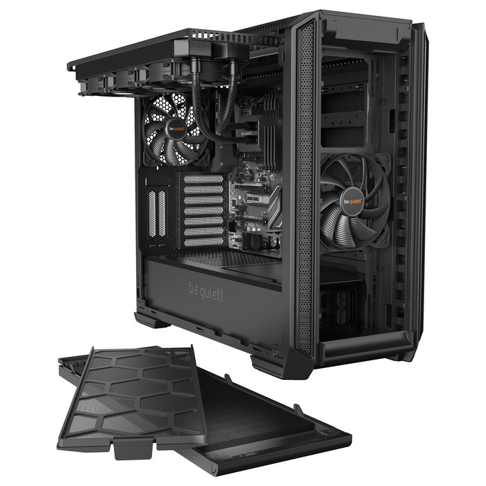 Be Quiet! SILENT BASE 601 Midi Tower Negro compatible con ATX, EATX, micro ATX, Mini-ITX.
