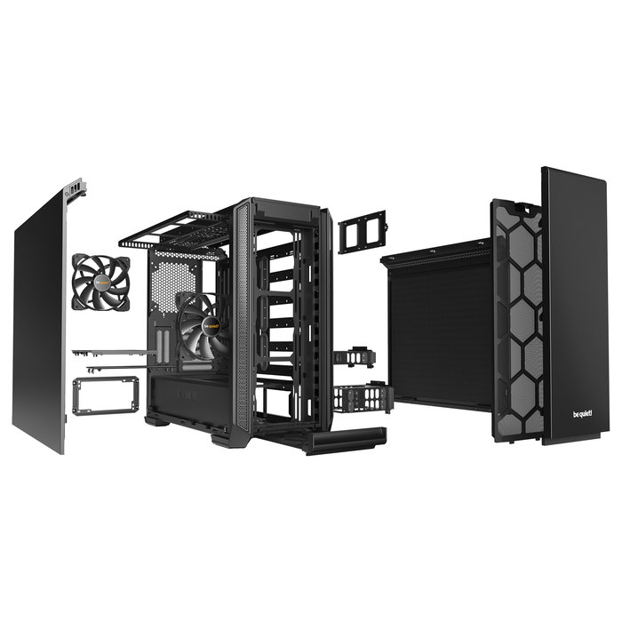 Be Quiet! SILENT BASE 601 Midi Tower Negro compatible con ATX, EATX, micro ATX, Mini-ITX.