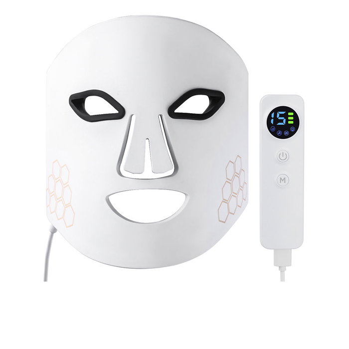 Paloma Beauties Mascarilla Facial LED Fototerapia 4 Colores (Roja, Azul, Verde, Blanca) con Control Remoto y 3 Niveles de Intensidad Paloma Beauties Mascarilla Facial LED Fototerapia 4 Colores (Roja, Azul, Verde, Blanca) con Control Remoto y 3 Niveles de Intensidad