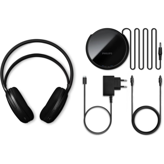 Philips SHD6000BK/12 Auriculares para TV Over-ear Negros Philips SHD6000BK/12 Auriculares para TV Over-ear Negros
