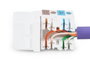 Digitus DN-93601 Módulo Keystone CAT 6 RJ45 a LSA Blanco