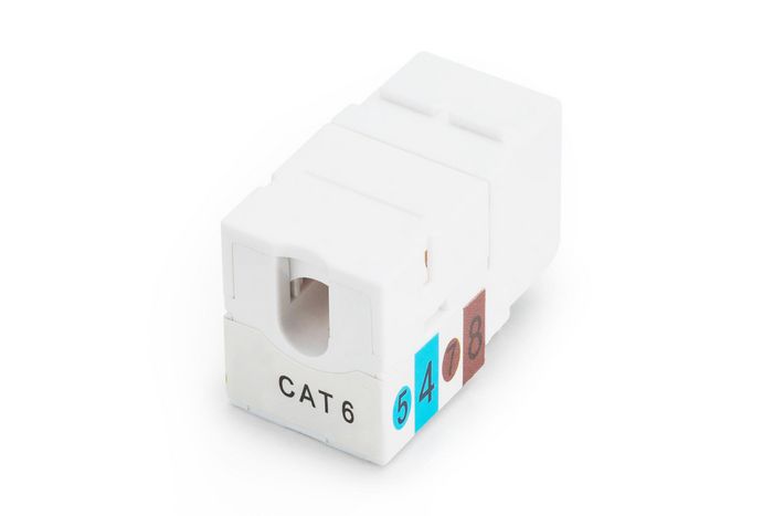 Digitus DN-93601 Módulo Keystone CAT 6 RJ45 a LSA Blanco