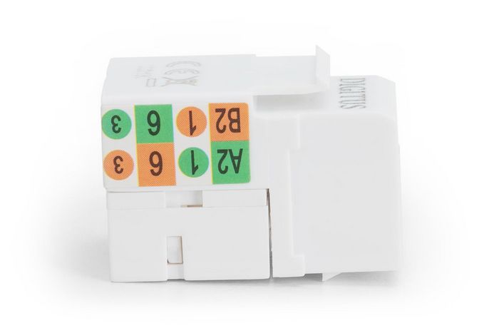 Digitus DN-93601 Módulo Keystone CAT 6 RJ45 a LSA Blanco