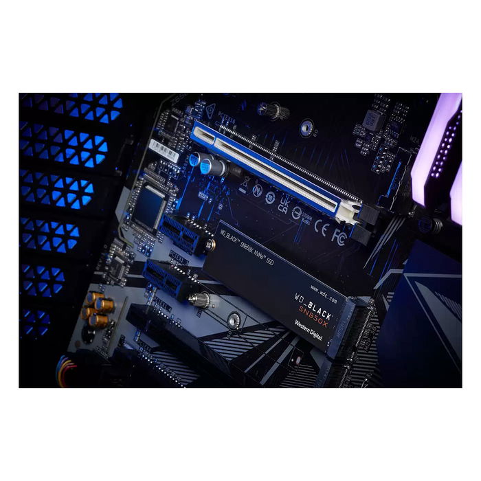 Sandisk WD BLACK SN850X WDBB9G0010BNC SSD NVMe 1 TB M.2 2280 PCIe 4.0, Lectura 7300 MB/s, Escritura 6300 MB/s, para PC