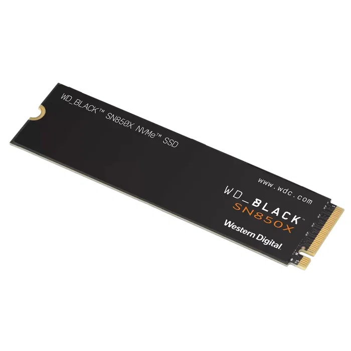 Western Digital WD_BLACK SN850X 1TB SSD Interno M.2 2280 PCIe 4.0 NVMe, Hasta 7300 MB/s, Disco SSD para Gaming, Negro, Referencia WD_BB9G0010BNC