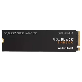 Western Digital WD_BLACK SN850X 1TB SSD Interno M.2 2280 PCIe 4.0 NVMe, Hasta 7300 MB/s, Disco SSD para Gaming, Negro, Referencia WD_BB9G0010BNC