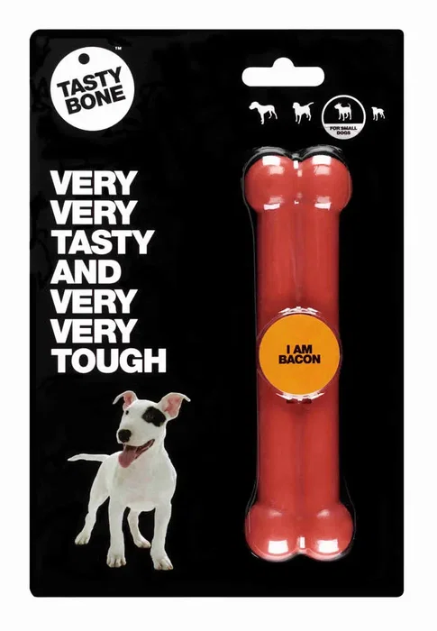 Tasty Bone Hueso Mordedor Sabor Bacon para Perros Pequeños Tasty Bone Hueso Mordedor Sabor Bacon para Perros Pequeños