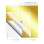 LOKLiK Europe LOKLiK Permanent Klebefolie Vinyl Spiegelnd-Metallic - Gold - 30,5 x 180 cm