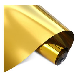 LOKLiK Europe LOKLiK Permanent Klebefolie Vinyl Spiegelnd-Metallic - Gold - 30,5 x 180 cm