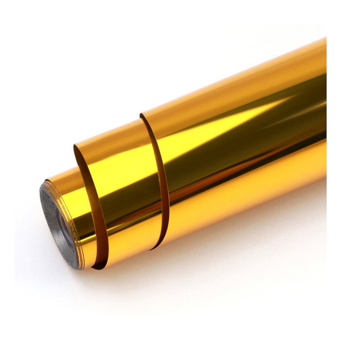 LOKLiK Europe LOKLiK Permanent Klebefolie Vinyl Spiegelnd-Metallic - Gold - 30,5 x 180 cm