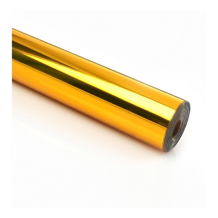 LOKLiK Europe LOKLiK Permanent Klebefolie Vinyl Spiegelnd-Metallic - Gold - 30,5 x 180 cm