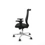 PIQUERAS Y CRESPO Silla de oficina Mardos Negro con mecanismo Sincro/Traslack