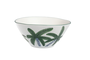 DKD Home Decor Palm 25 Ensaladera Tropical Porcelana Azul Verde 20 x 9.3 x 20 cm (2 Unidades)