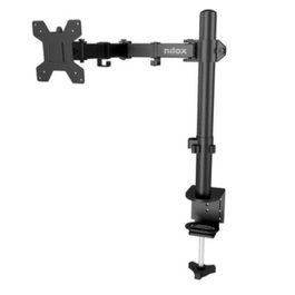 Nilox Soporte de Mesa Giratorio e Inclinable de 1 Brazo para Monitores hasta 32 pulgadas - Negro