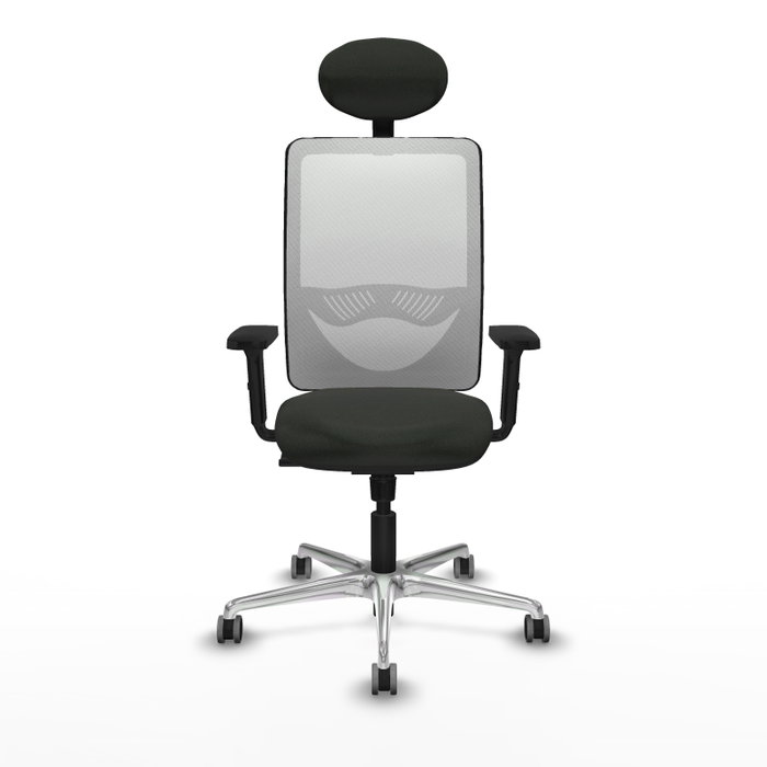 PIQUERAS Y CRESPO Silla de oficina Zulema con mecanismo Sincro, Negro y Blanco PIQUERAS Y CRESPO Silla de oficina Zulema con mecanismo Sincro, Negro y Blanco