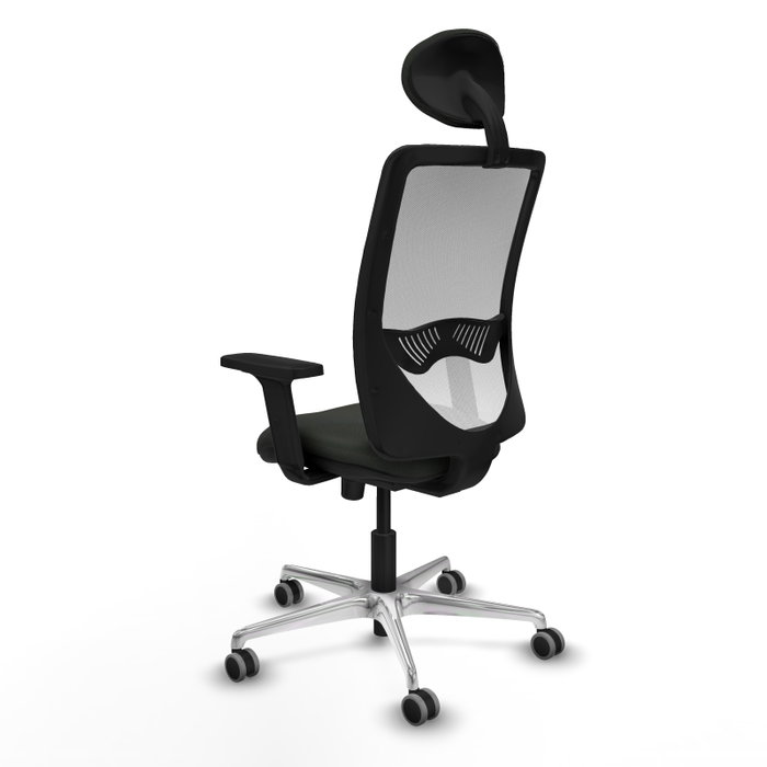 PIQUERAS Y CRESPO Silla de oficina Zulema con mecanismo Sincro, Negro y Blanco PIQUERAS Y CRESPO Silla de oficina Zulema con mecanismo Sincro, Negro y Blanco